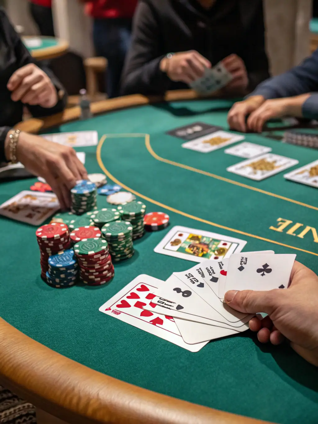A visually appealing image featuring various poker games available at 44 bet, highlighting different poker variants and the strategic depth of the game.