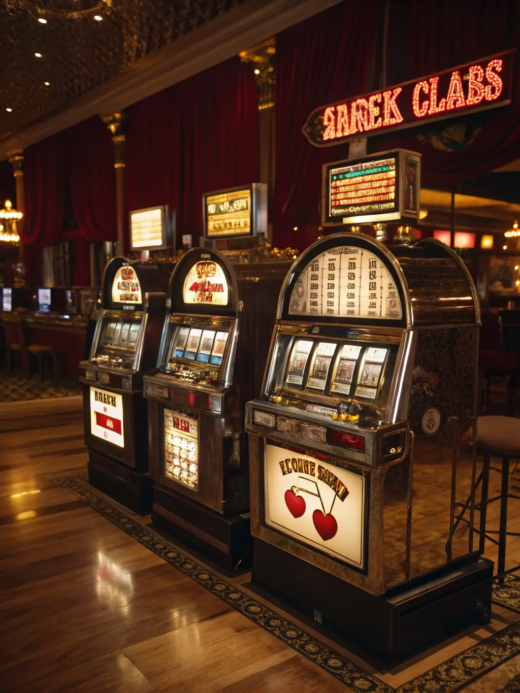 A vibrant image showcasing a selection of popular slot games at 44 bet, featuring colorful symbols and exciting bonus rounds, set against a backdrop of a luxurious casino interior.